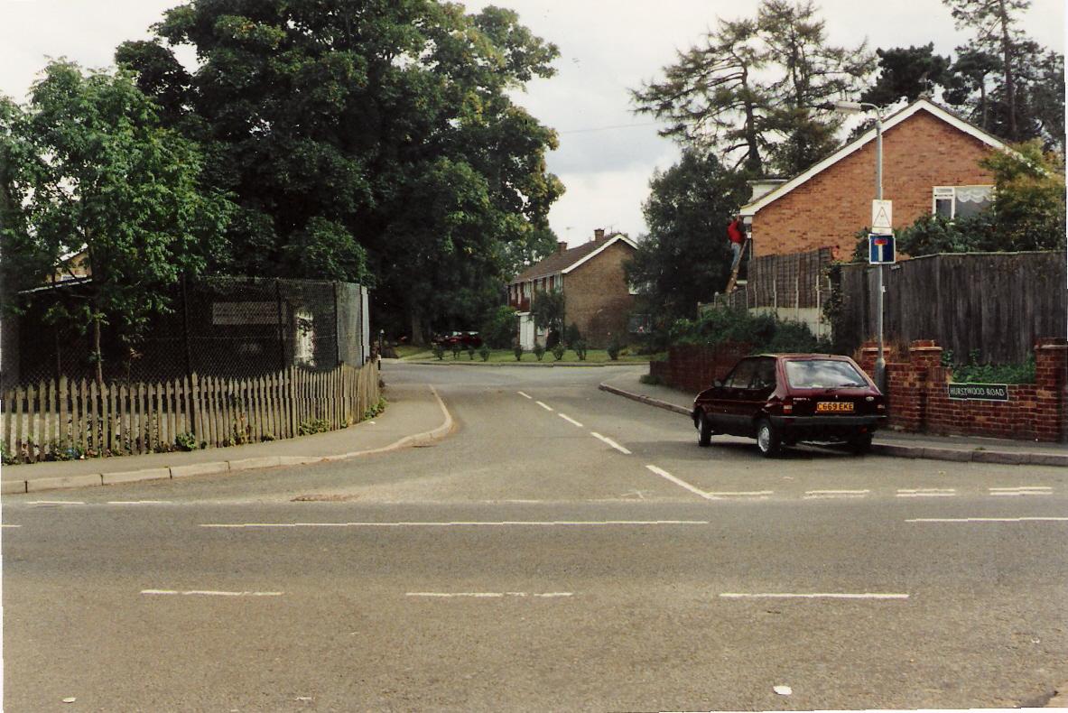 1990s - Entrance to Hurstwood Road